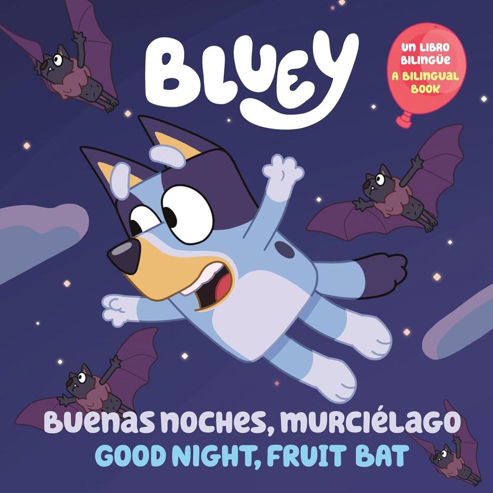 imageBluey Good Night Fruit BatBuenas noches murcilago Un libro bilinge