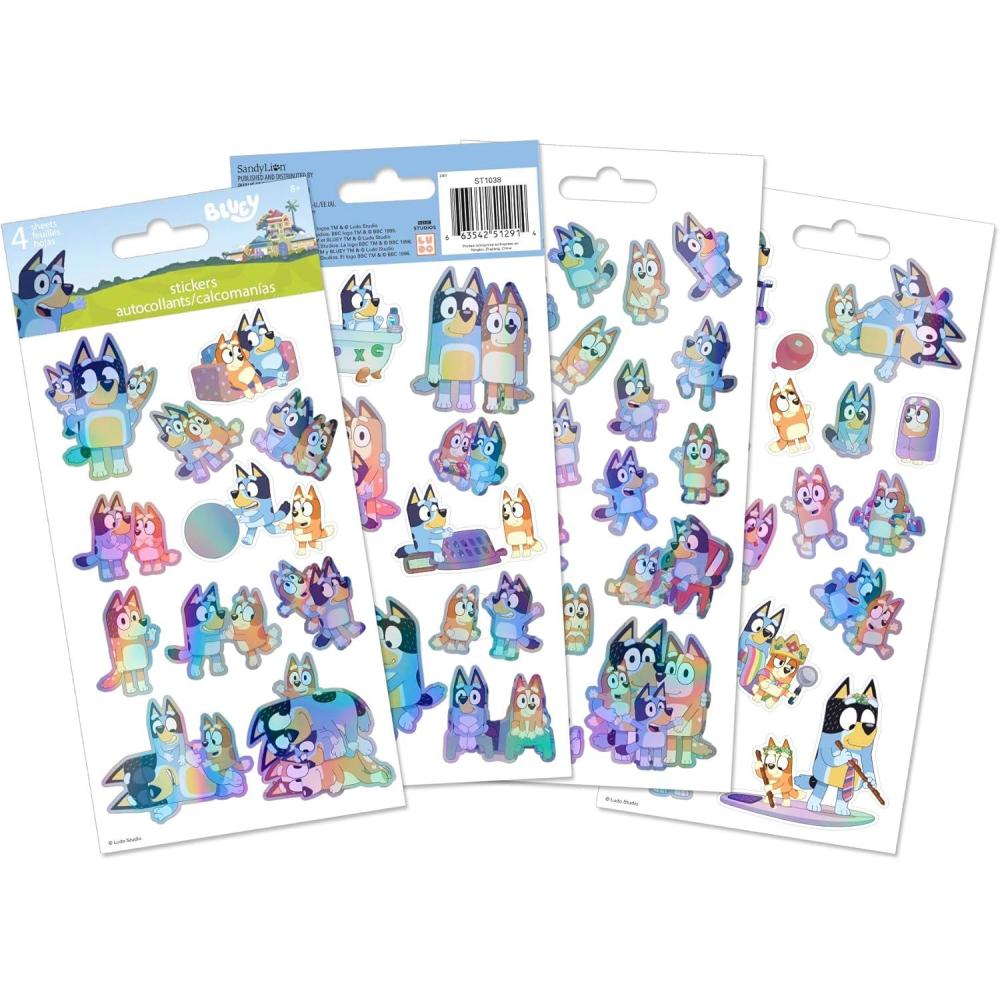 imageBluey Holographic Stickers Pack