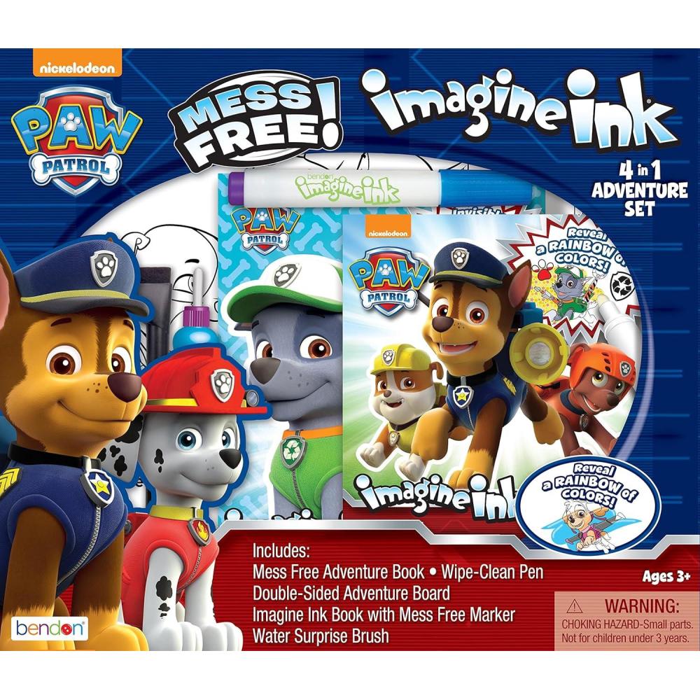 imageBluey Imagine Ink 4in1 Activity Set with Magic Ink Books and a Mess Free MarkerPAW Patrol