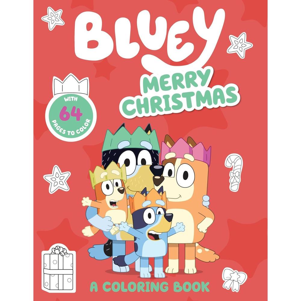 imageBluey Merry Christmas A Coloring Book