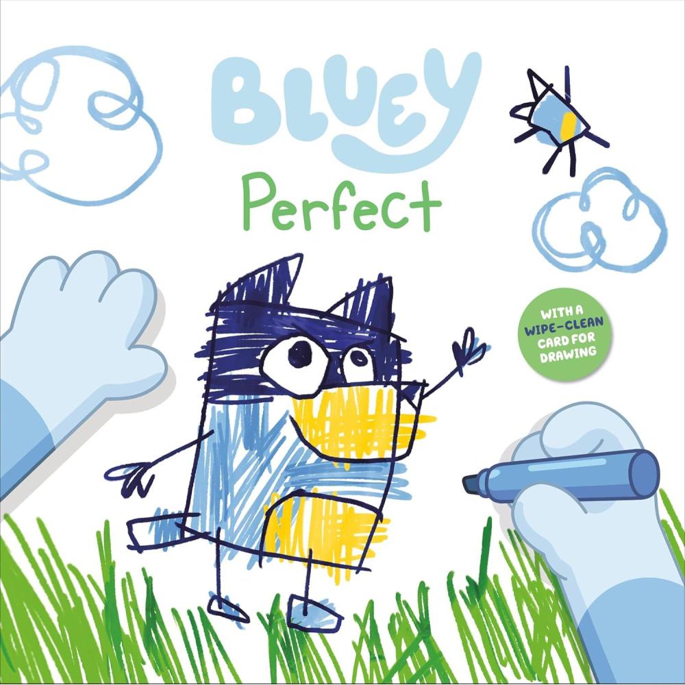 imageBluey Perfect With a WipeClean Card for Drawing