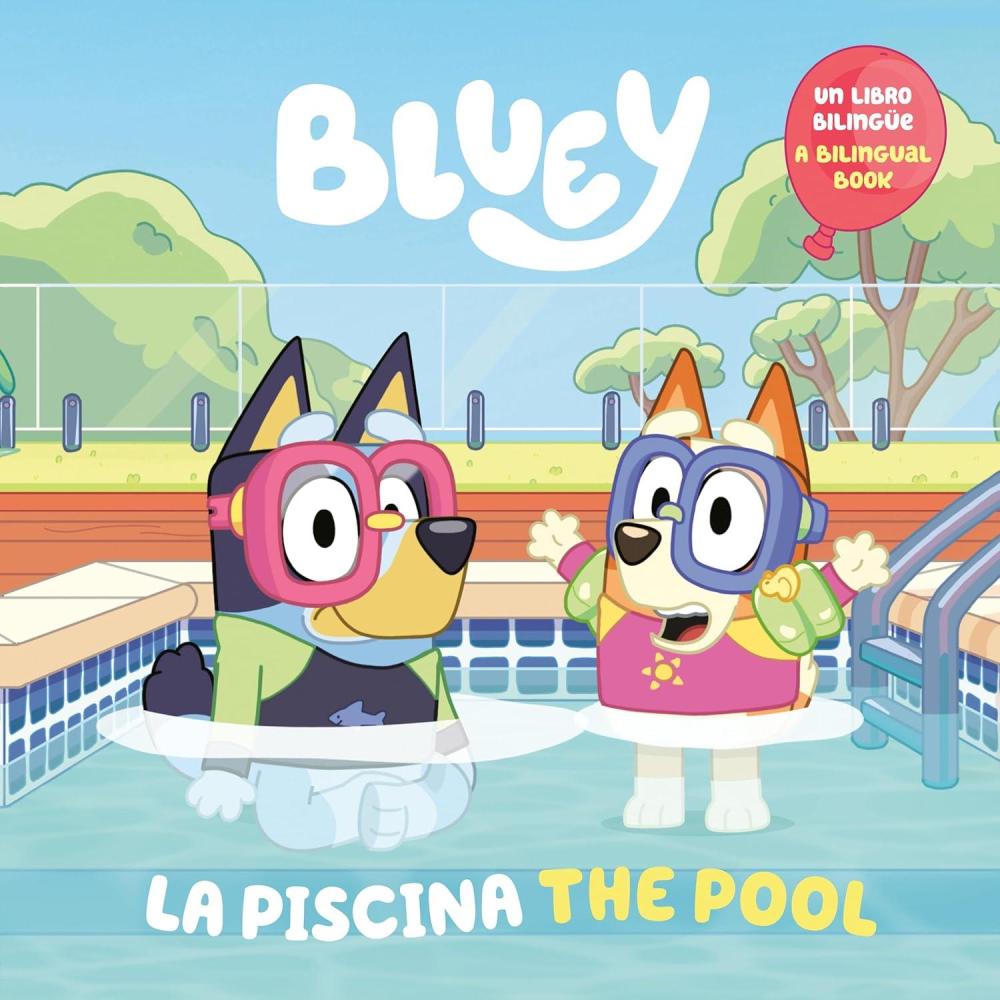 imageBluey The PoolLa piscina Bilingual EnglishSpanish Edition