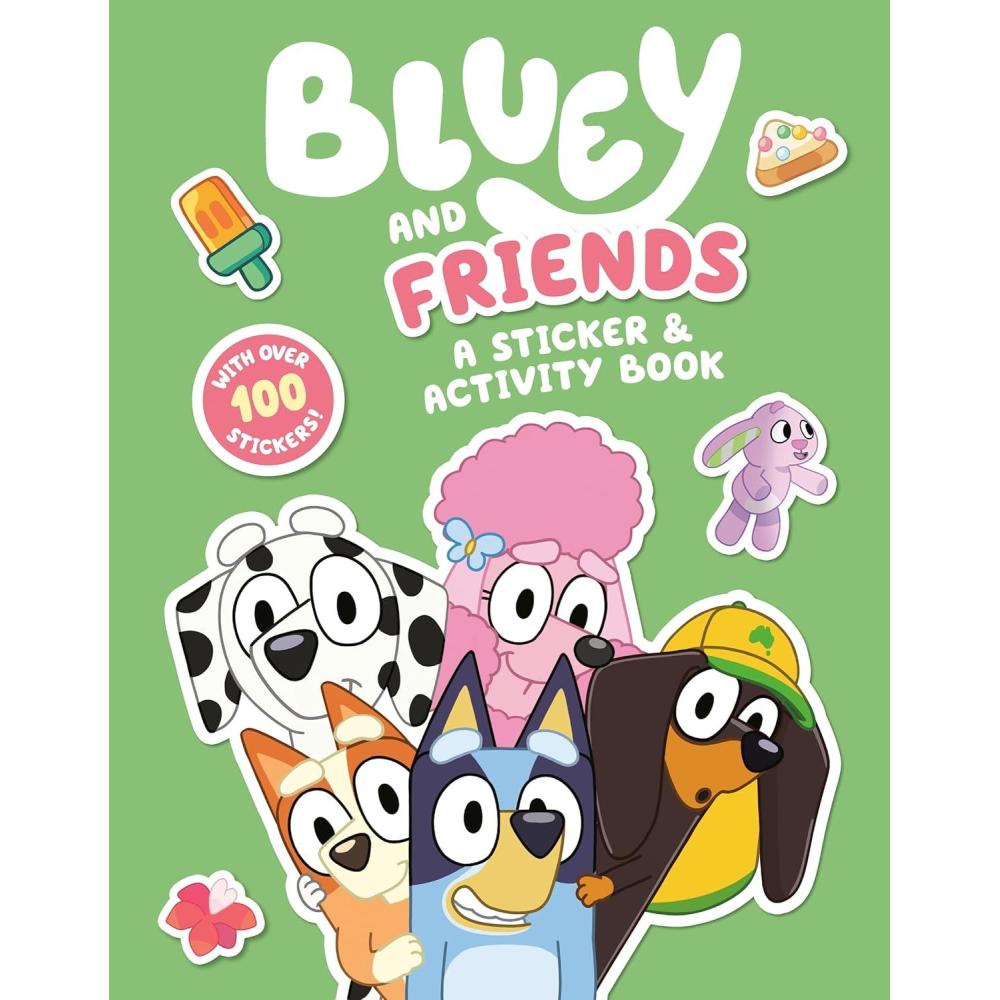 imageBluey and Friends A Sticker ampamp Activity Book