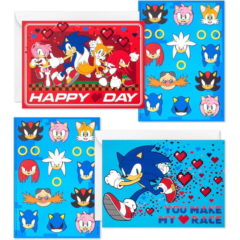 imageHallmark Paper Wonder Bluey Pop Up Card for Kids Birthdays Back to School EncouragementSonic the Hedgehog