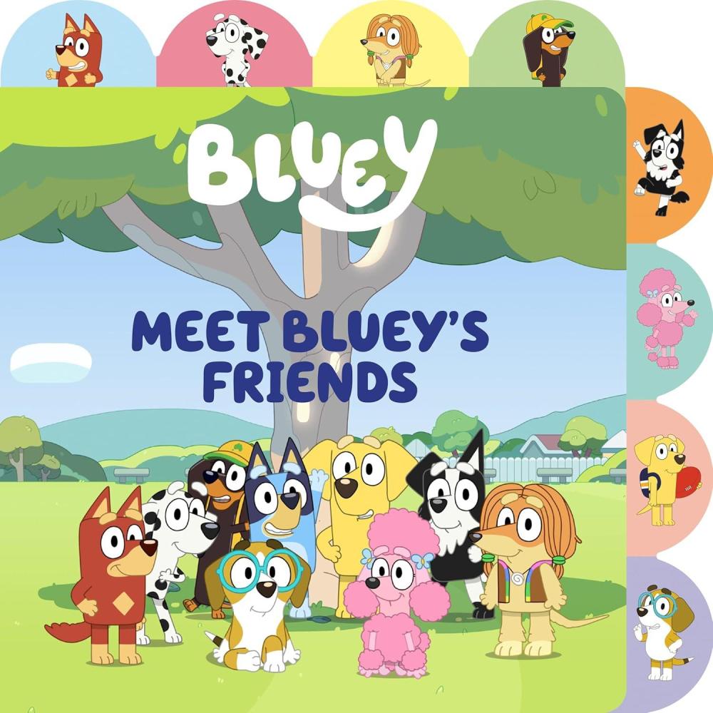 imageMeet Blueys Friends A Tabbed Board Book