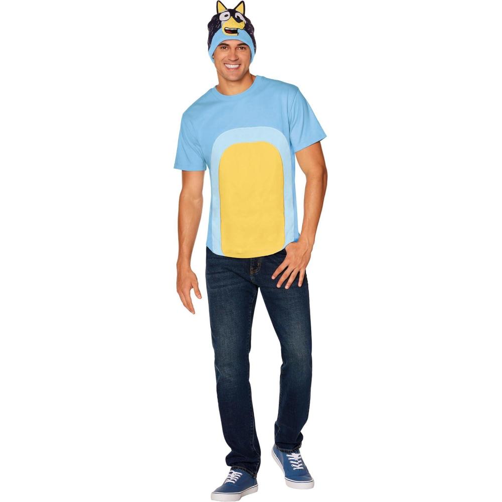 imageSpirit Halloween Bluey Adult Bandit Costume Kit Officially Licensed FamilyFriendly Costume