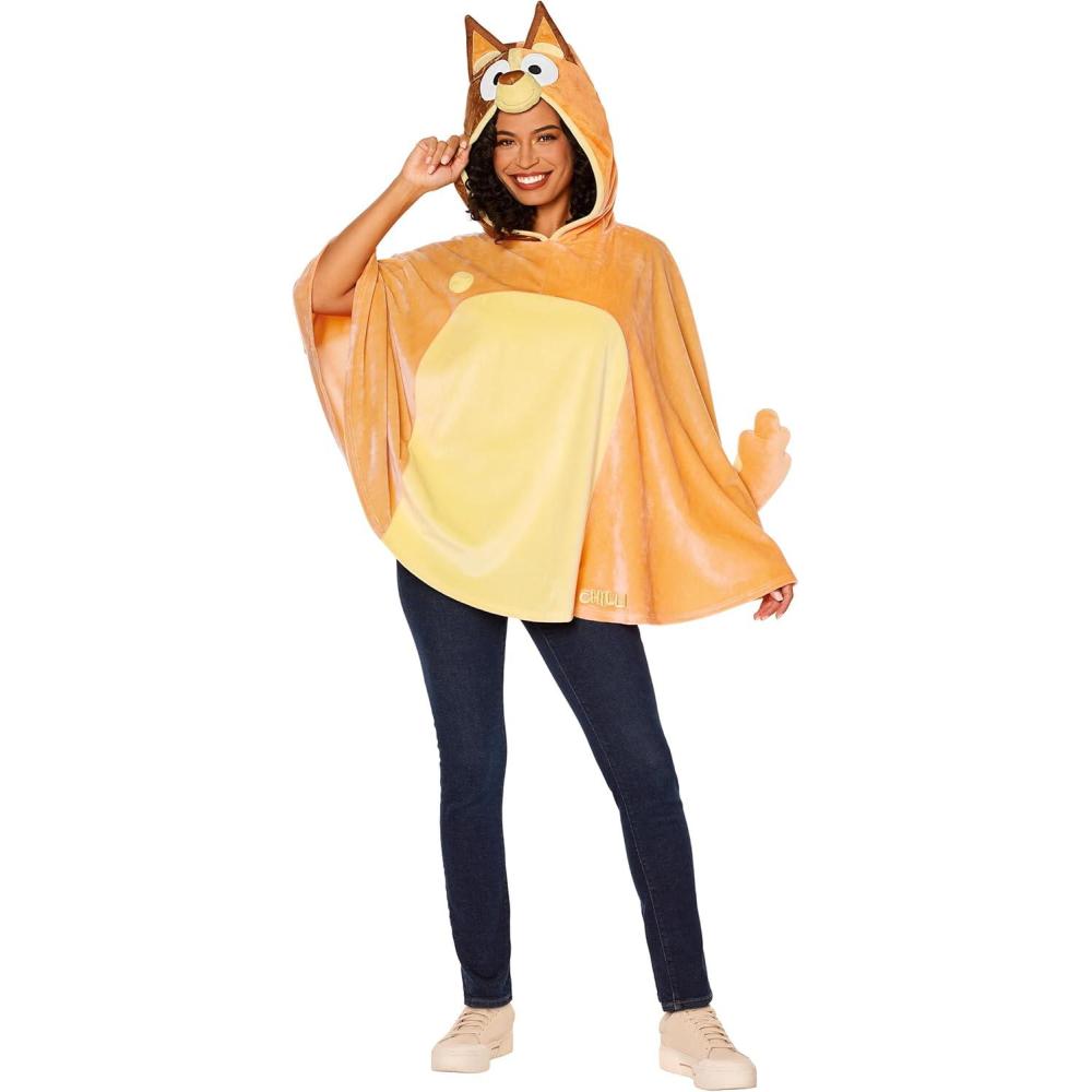 imageSpirit Halloween Bluey Adult Chilli Costume Top Officially Licensed Family Halloween Costumes Poncho Top
