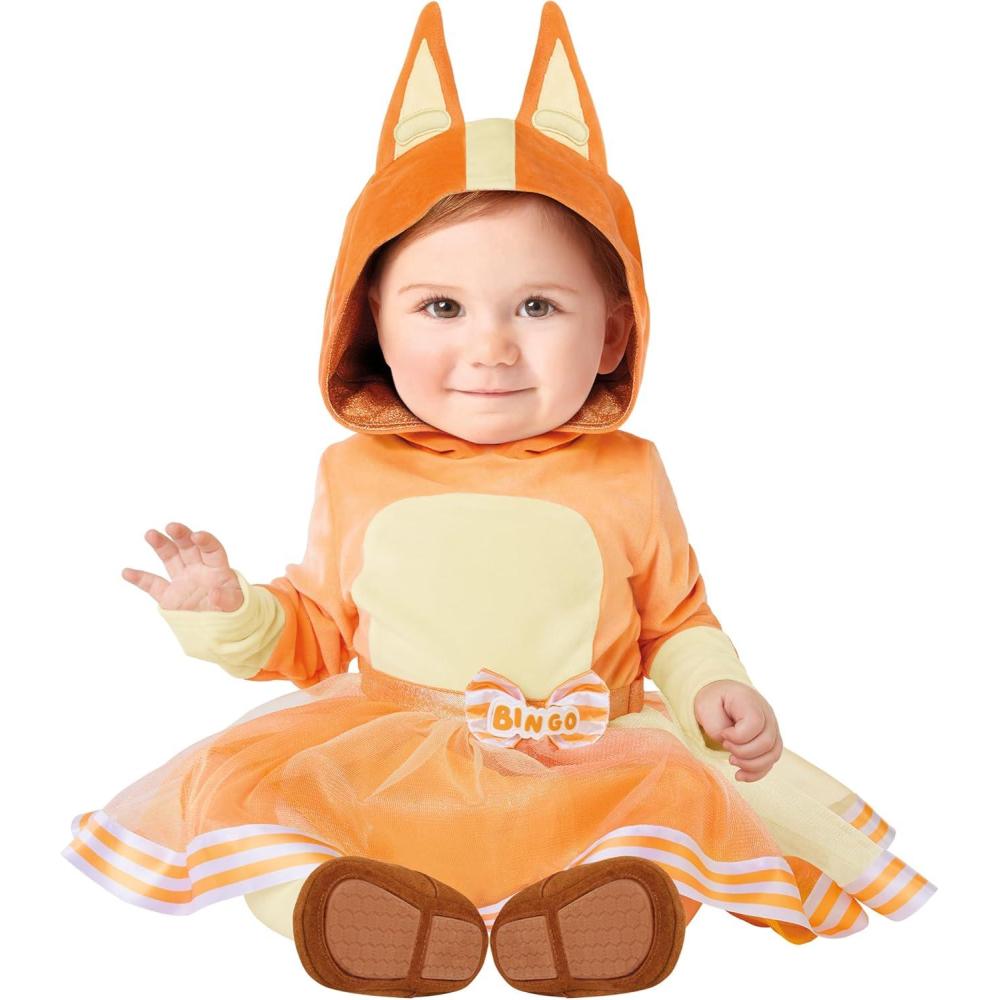 imageSpirit Halloween Bluey Bingo Baby Dress Costume Officially Licensed Family Group Costumes Baby Disney Outfit