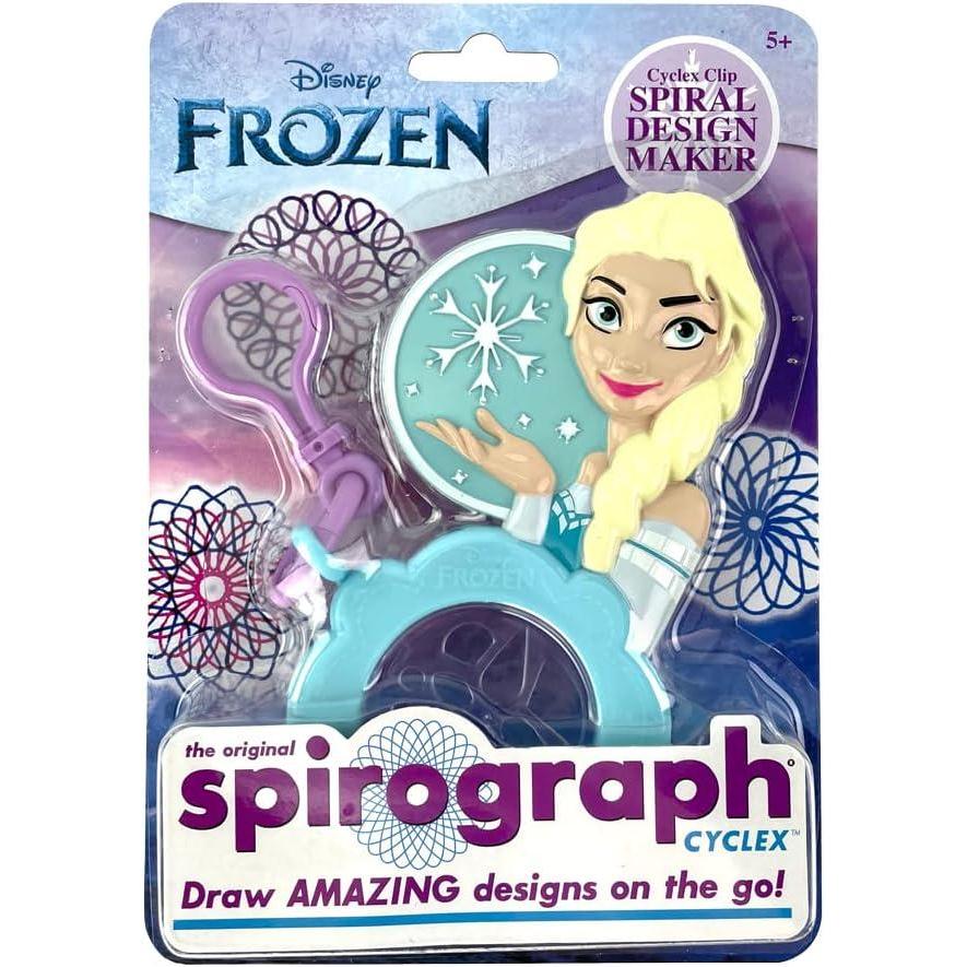 imageSpirograph Cyclex Clip Bluey The Easy Way to Make Countless Amazing Designs Rotating Stencil Wheel Travel Ages 5Elsa