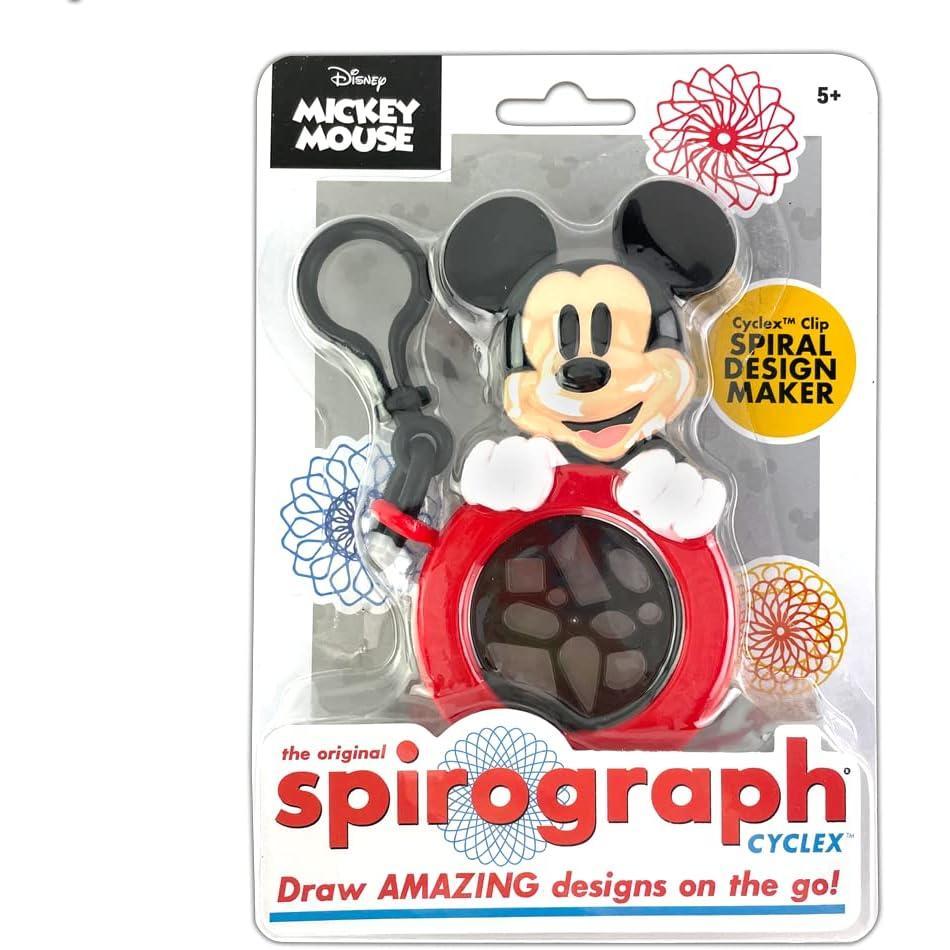 imageSpirograph Cyclex Clip Bluey The Easy Way to Make Countless Amazing Designs Rotating Stencil Wheel Travel Ages 5Mickey Mouse