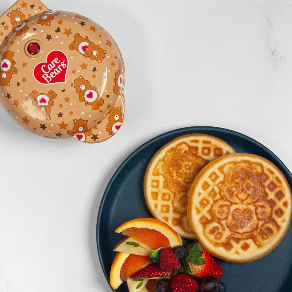 imageUncanny Brands Bluey Mini Waffle Maker Fun Character Waffles Easy to Use and CleanCare Bears