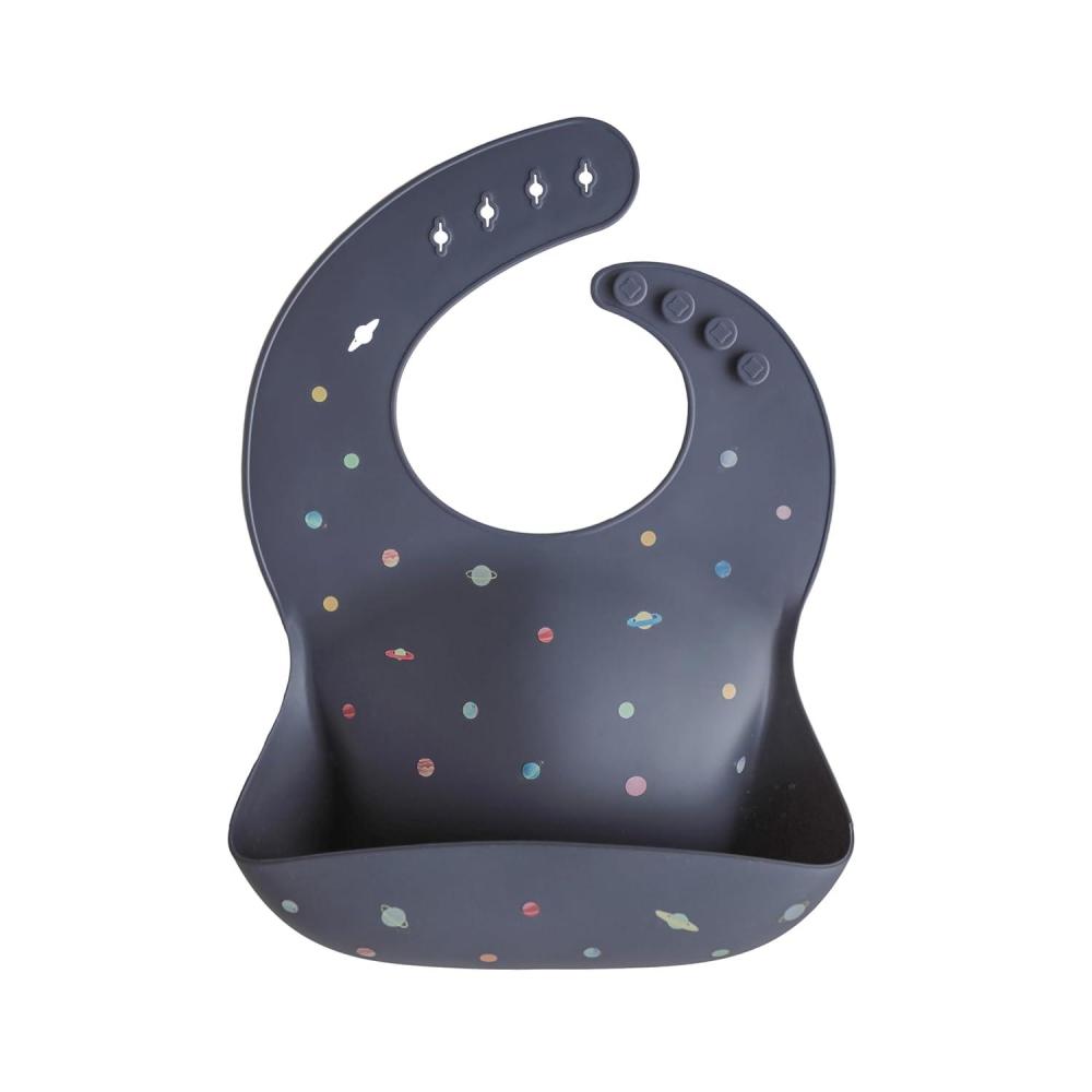 imagemushie x Bluey Silicone Baby Bib  Adjustable Fit Waterproof Bibs Bluey IvoryPlanets