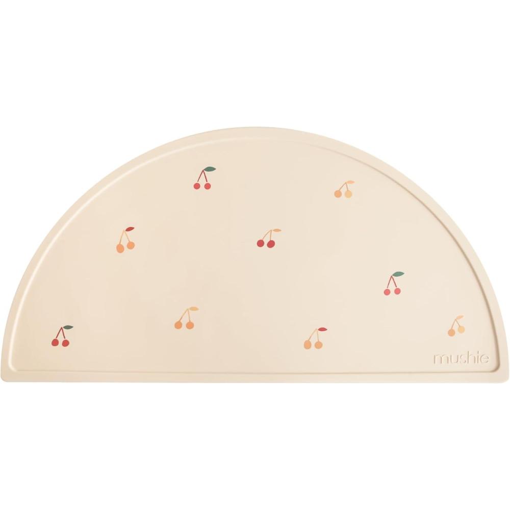 imagemushie x Bluey Silicone Placemat for Kids BPAFree NonSlip Design Bluey IvoryCherries