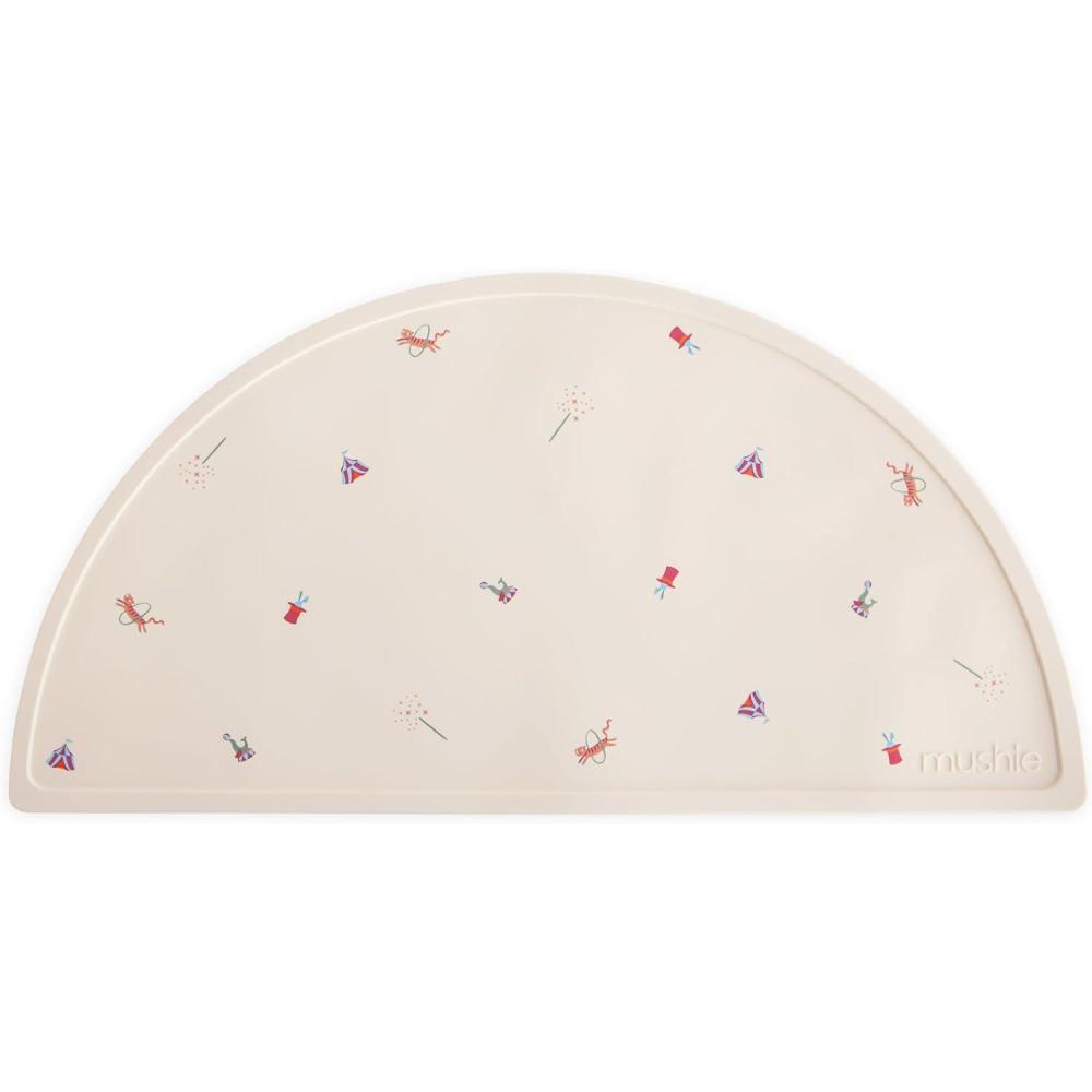 imagemushie x Bluey Silicone Placemat for Kids BPAFree NonSlip Design Bluey IvoryCircus