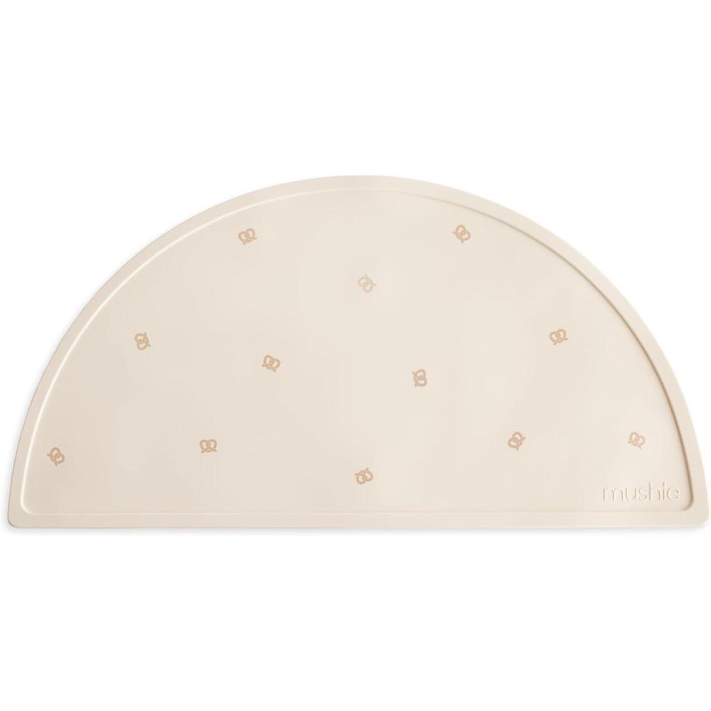 imagemushie x Bluey Silicone Placemat for Kids  BPAFree NonSlip Design Bluey IvoryPretzels