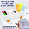 Bluey Bath Creations, 9-Piece Bluey Activity Set, Fun Bluey Bath Toys, Includes Washable Bath Paints, Bath Crayons, Bath Toy Storage, Bath Paint for Toddlers 1-3, Fun Bluey Gifts, Toddler Art Supplies