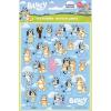 Bluey Birthday Party Supplies Bundle includes 8 Plastic Loot Bags, 8 Sticker Sheets, 8 Paper Finger Puppets, 1 Dinosaur Sticker Sheet
