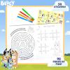 Bluey Coloring & Activity Book Coloring Book Activity for Kids Ages 3 & Up – Includes Stickers for Kids(Bluey Coloring & Activity Book)