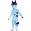 Bluey Costume for Kids, Official Bluey Character Outfit with Jumpsuit and Headpiece for Toddlers