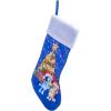 Bluey Kurt Adler 19 Inch Bingo with Tree Stocking(Blue)