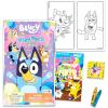 Bluey Play Packs | Goodie Bag Loot Bag Fillers | Party Favors | 10 Mini Play Packs | Bluey Coloring Pad, 2 Mini Crayons, and Sticker | 10-Pack | Officially Licensed
