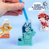Bluey Sand Art Kit, Includes 5 Sand Art Bottles & 7 Colored Sands, Create Your Own Sand Art, DIY Kit, Fun Art Project for Kids Aged 6+