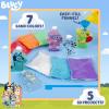 Bluey Sand Art Kit, Includes 5 Sand Art Bottles & 7 Colored Sands, Create Your Own Sand Art, DIY Kit, Fun Art Project for Kids Aged 6+