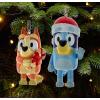 Bluey and Bingo Ornaments – Christmas Tree Decoration – Officially Licensed – 2 Assorted