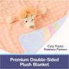 GUND Bingo Sustainably Soft Plush Lovey, Made with Recycled Materials, Baby Blanket with Stuffed Animal, Orange, 13”
