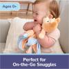 GUND Bingo Sustainably Soft Plush Lovey, Made with Recycled Materials, Baby Blanket with Stuffed Animal, Orange, 13”