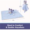 GUND Bluey Sustainably Soft Plush Lovey, Made with Recycled Materials, Baby Blanket with Stuffed Animal, Blue, 13”