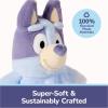 GUND Bluey Sustainably Soft Plush Lovey, Made with Recycled Materials, Baby Blanket with Stuffed Animal, Blue, 13”