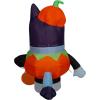 Gemmy Halloween Inflatable Bluey in Jack O’ Lantern Costume, 3.5 ft Tall, Multi