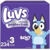 Luvs Diapers – Size 5, 172 Count, Bluey Platinum Protection Baby Diaper(Size 3)