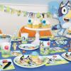Multicolor Paper Jointed Banner (Pack of 1) – 6 ft. – Adorable Bluey Design, Perfect Decoration For Birthday Parties, Themed Events, & Celebrations
