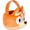 Spirit Halloween Bluey Bingo Treat Basket, Officially Licensed, Plush Trick ‘r Treat Bucket, Unisex Adult, One Size Fits Most Standard, Multicolor