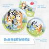Unique Bluey Birthday Decorations | Bluey Party Decorations | Serves 16 | Officially Licensed | Balloons, Banner, Tablecover, Plates, Napkins, Button