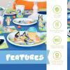 Unique Bluey Birthday Party Supplies | Serves 16 | Bluey Party Supplies | Bluey Birthday Decorations | Bluey Party Decorations | Bluey Plates and Napkins