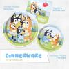 Unique Bluey Birthday Party Supplies | Serves 16 Guests | Officially Licensed Bluey Party Decorations – Banner, Table Cloth, Dinner & Cake Plates, Napkins, Sticker
