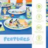 Unique Bluey Birthday Party Supplies | Serves 16 Guests | Officially Licensed Bluey Party Decorations – Banner, Table Cloth, Dinner & Cake Plates, Napkins, Sticker