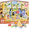 Bluey Advent Calendar Pack Toys for Girls and Boys, 24 Days of Surprises, Kids 2025 Advent Calendar w/Accessories, Stickers & Mini Christmas Tree(Advent Calendar – Christmas Swim)
