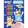 Bluey Coloring Book with Crayons and Stickers, Kids Activity Book Featuring Bluey and Bingo, 48 Bluey Activity Pages, Fun On-the-Go Coloring Gift Set for Kids by Bendon