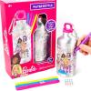 Bluey Decorate Your Own Water Bottle, Repositionable Stickers, Great For Bluey Birthday Parties, Summer Sports, and More, Reusable BPA-Free Water Bottle for Kids Ages 3, 4, 5, 6(Barbie)