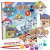 Bluey Window Art Suncatchers Kit for Kids to Paint, Great at-Home Craft Activity or Birthday Party Idea, Toys for Ages 3, 4, 5, 6(Paw Patrol)