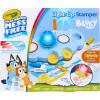 Crayola Magic Light Up Bluey Stamper Art Set, Toddler Mess Free Coloring & Stamping Kit, Holiday for Kids, Bluey Toys, Ages 3, 4, 5(Bluey Magic Light Up Stamper)
