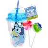 Galerie Bluey-Themed Mini Dome Tumbler with Candy, Snack and Drink Container Birthay Party Favors