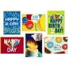 Hallmark Bluey Kids Birthday Card Assortment (16 Cards with Envelopes) Unicorn, Dance Mode, Hooray(Cats  Lasers  Llamas  Donuts)