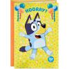 Hallmark Bluey Kids Birthday Card with Sound and Light (Happiest Day Ever) for Son, Daughter, Grandchild(Bluey Birthday)