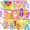 Horizon Group USA Bluey Sticker Playset, 2 Sticker Play Scenes, 35+ Reusable Puffy Bluey Repositionable Stickers for Kids, Perfect for Travel, Screen-Free Fun(Care Bears)