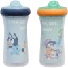 The First Years Bluey Insulated Sippy Cups – Dishwasher Safe Spill Proof Toddler Cups – Ages 12 Months and Up – 9 Ounces – 2 Count(2 Count (Pack of 1))